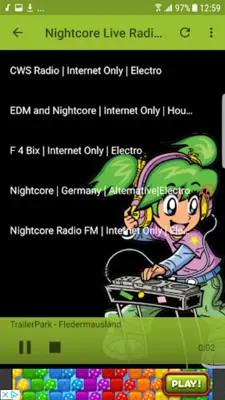 Nightcore Radio android App screenshot 2